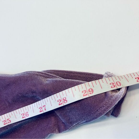 Fabletics Gigi Velour One Shoulder Bodysuit Bright‎ Lilac Size Large 10 NWT - Picture 9 of 9